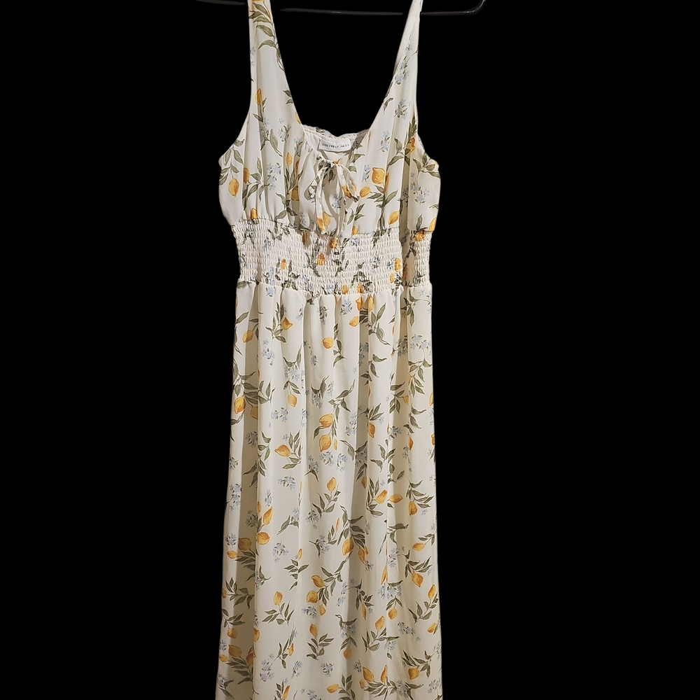 Sincerely Jules‎ Cream and Yellow Floral Maxi Dress